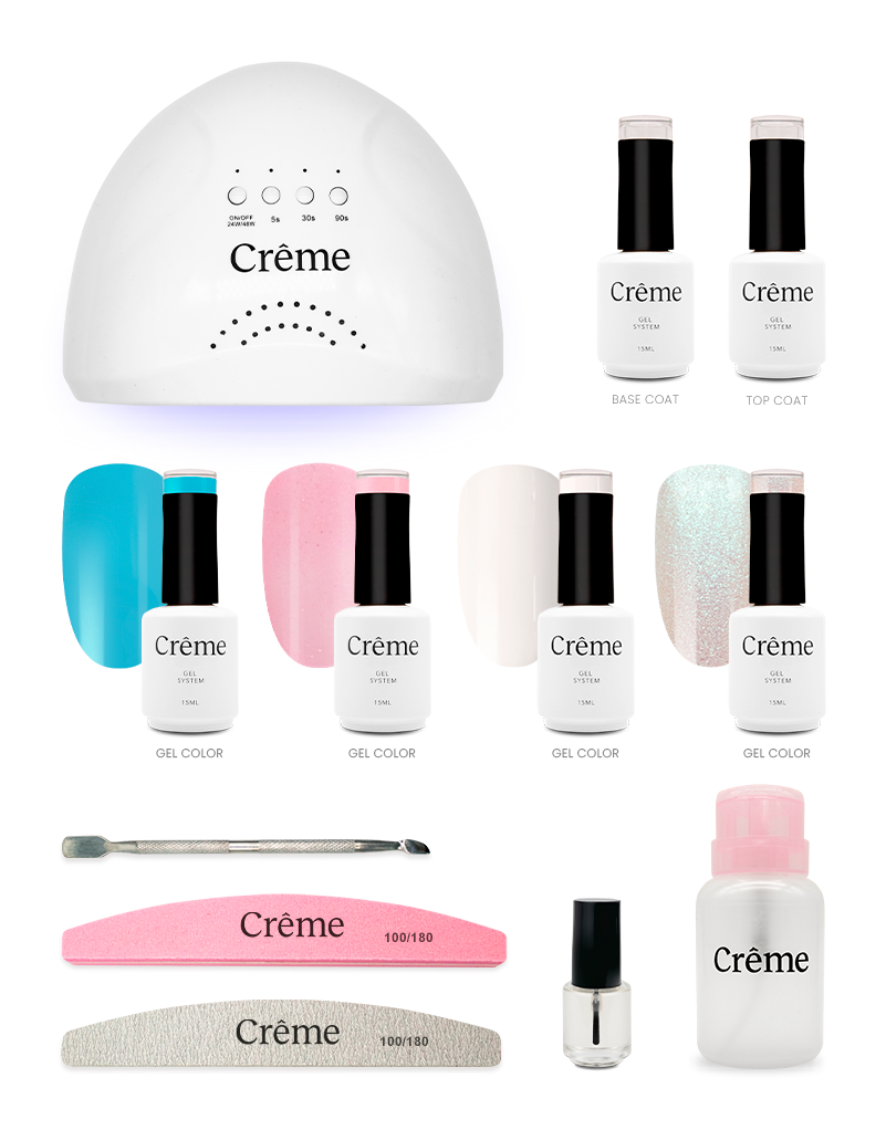 PERSONAL KIT | Kit Ideal Uñas Gel Todo en Uno | 12 Piezas