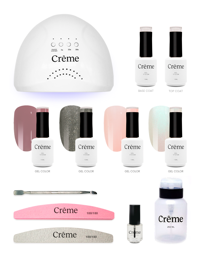 PERSONAL KIT | Kit Ideal Uñas Gel Todo en Uno | 12 Piezas