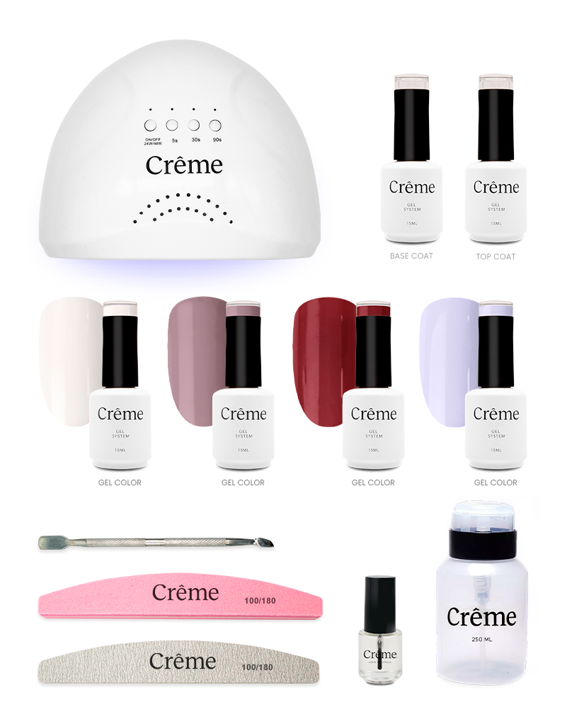 PERSONAL KIT | Kit Ideal Uñas Gel Todo en Uno | 12 Piezas