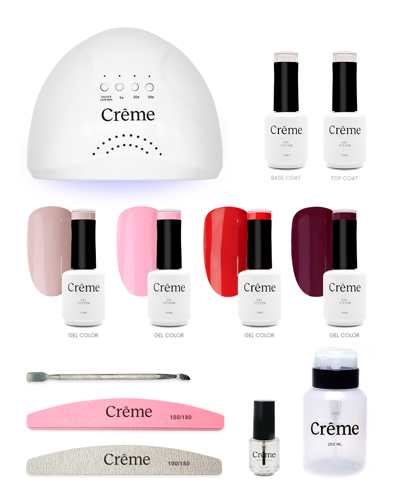 PERSONAL KIT | Kit Ideal Uñas Gel Todo en Uno | 12 Piezas
