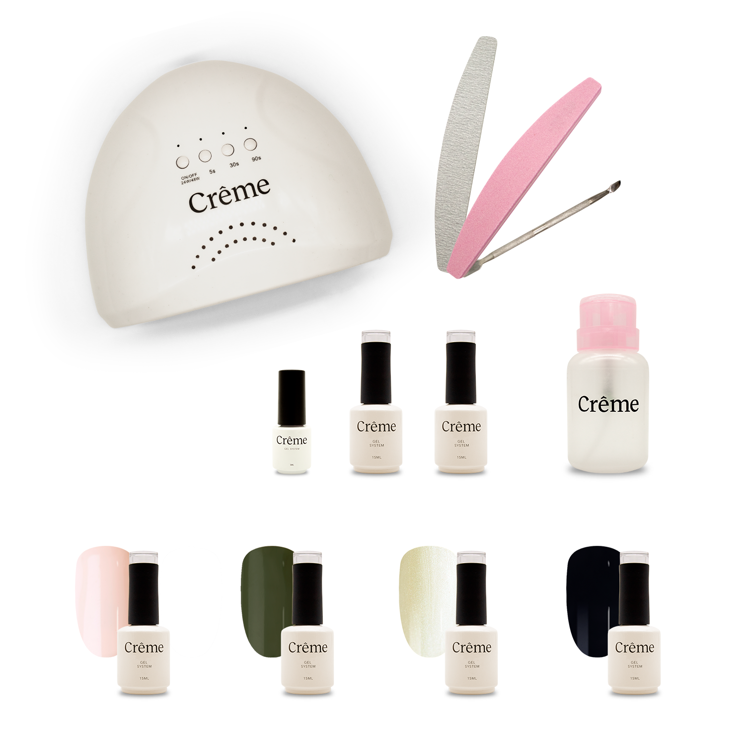 PERSONAL KIT | Kit Ideal Uñas Gel Todo en Uno | 12 Piezas