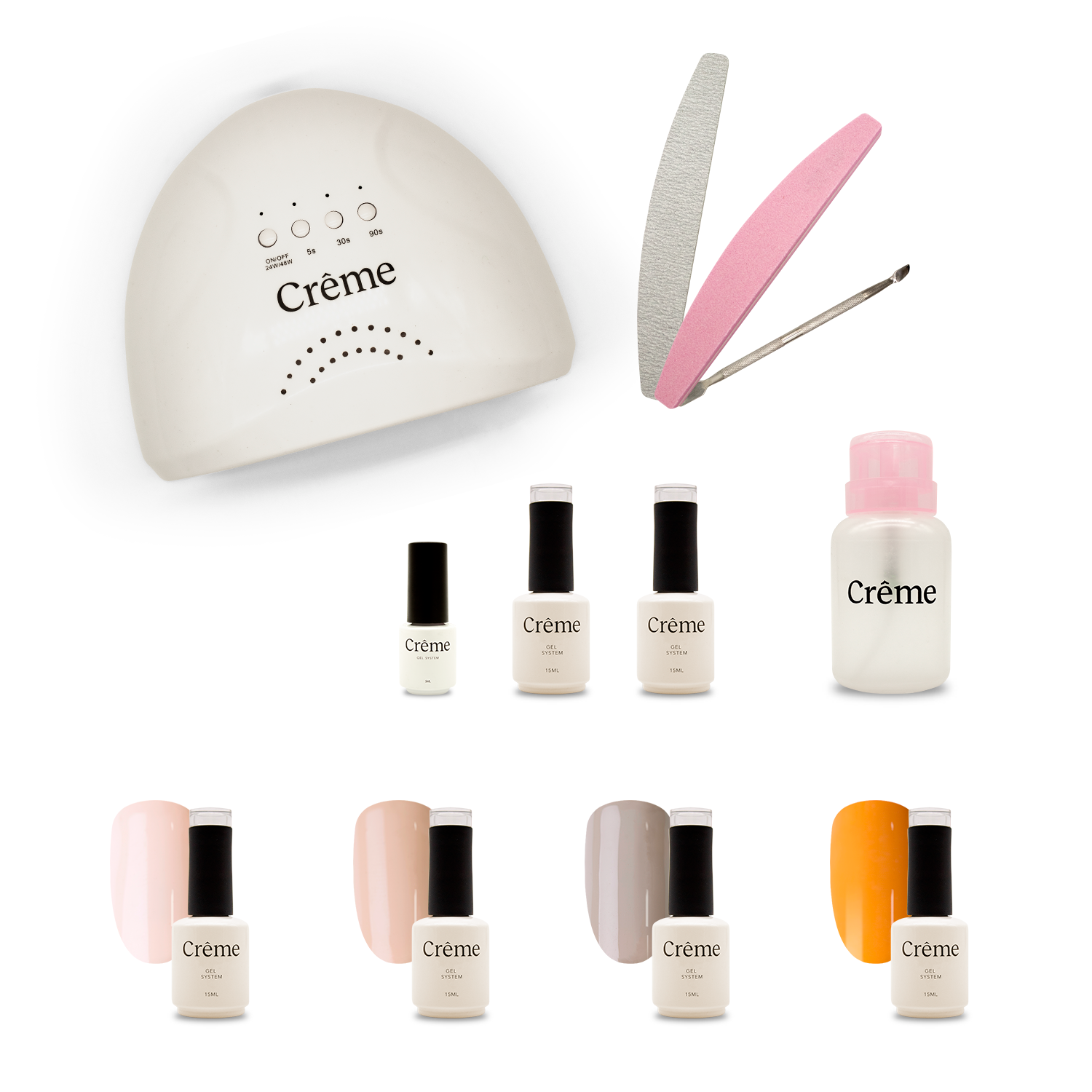 PERSONAL KIT | Kit Ideal Uñas Gel Todo en Uno | 12 Piezas