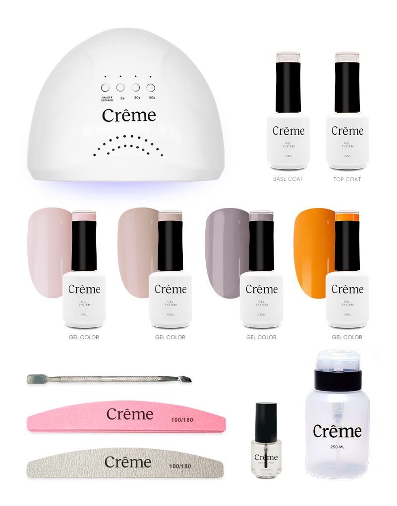PERSONAL KIT | Kit Ideal Uñas Gel Todo en Uno | 12 Piezas