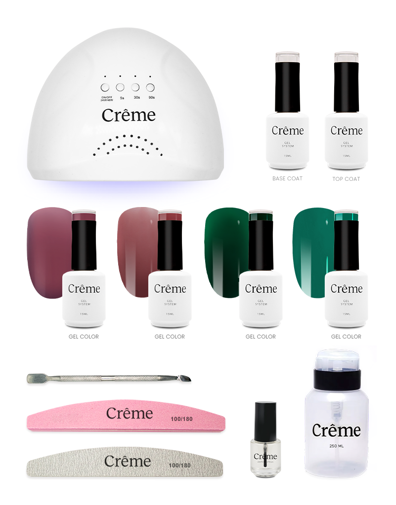 KIT PERSONAL | Kit Ideal Uñas Gel Todo en Uno | 12 Piezas