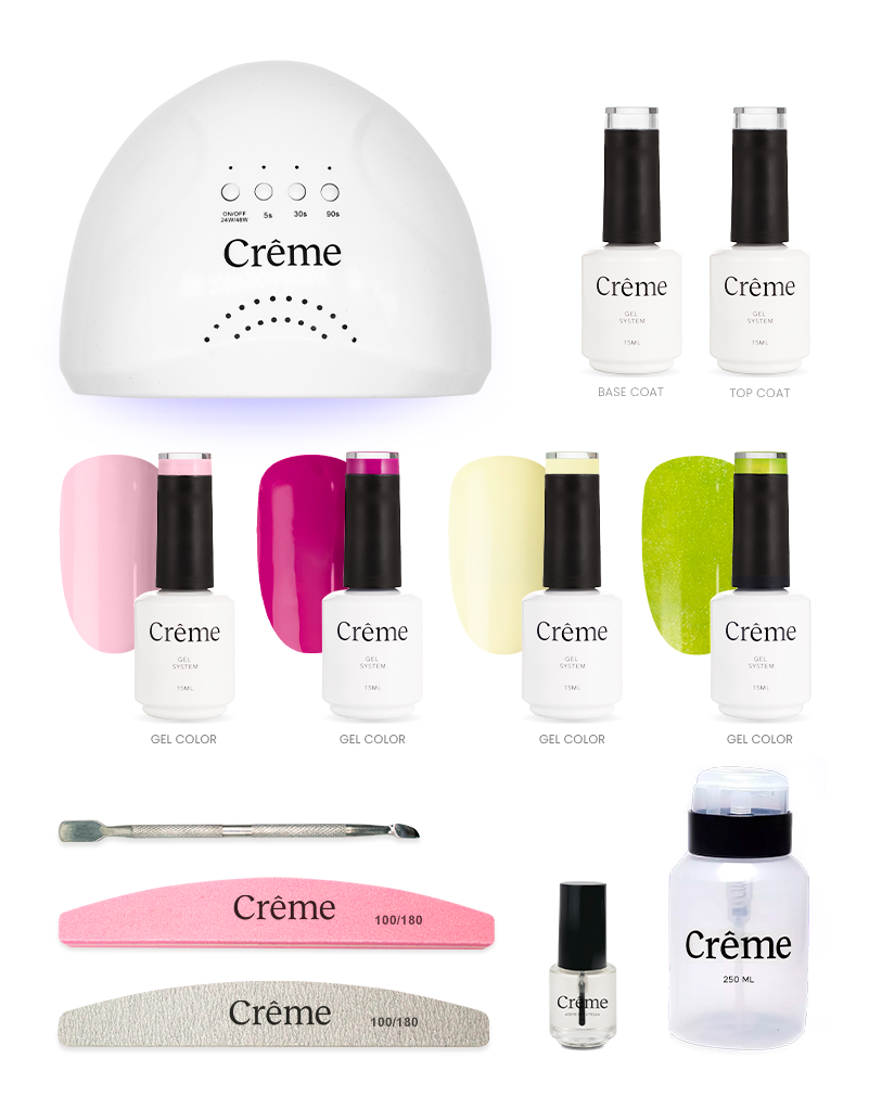 KIT PERSONAL | Kit Ideal Uñas Gel Todo en Uno | 12 Piezas