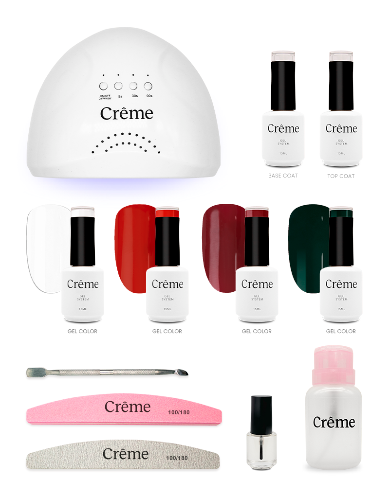 PERSONAL KIT | Kit Ideal Uñas Gel Todo en Uno | 12 Piezas