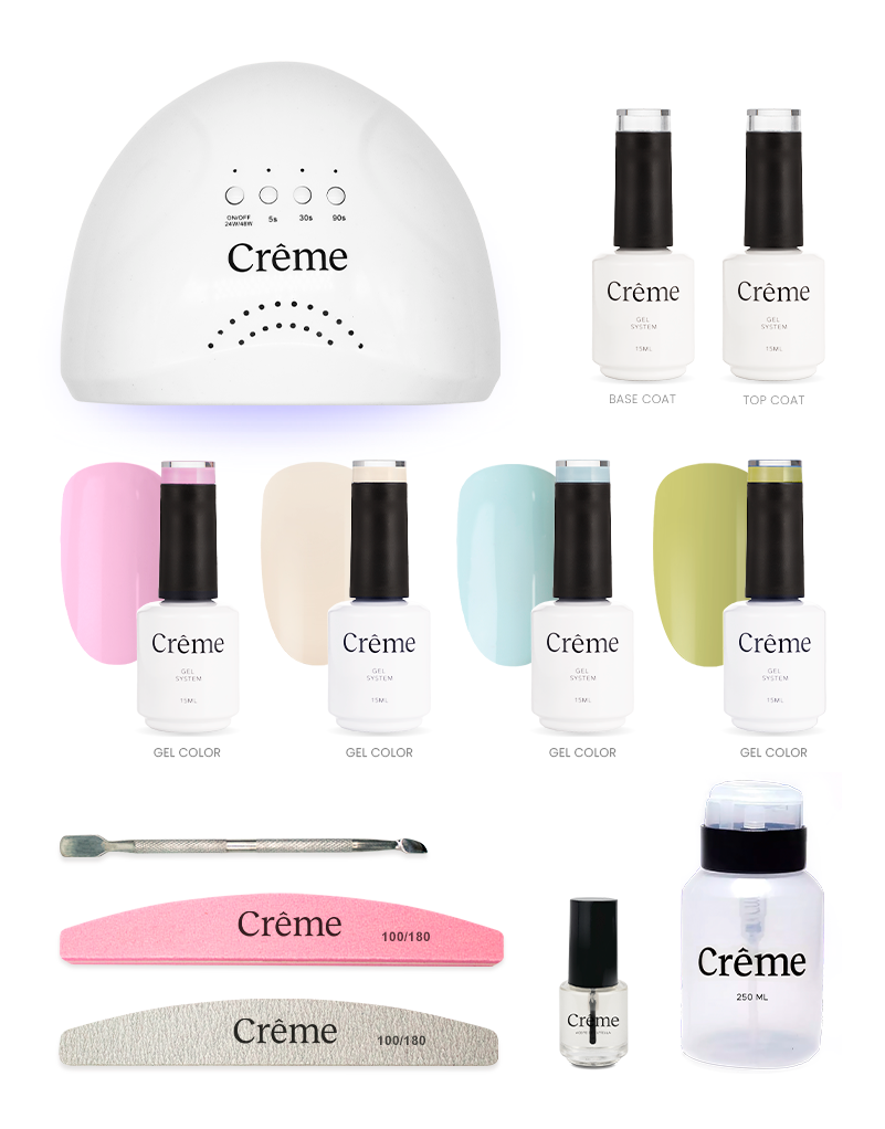 PERSONAL KIT | Kit Ideal Uñas Gel Todo en Uno | 12 Piezas