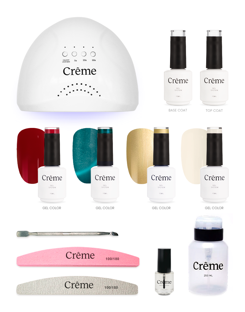 PERSONAL KIT | Kit Ideal Uñas Gel Todo en Uno | 12 Piezas