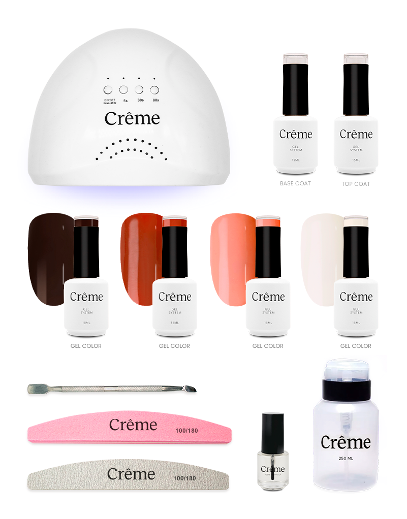 PERSONAL KIT | Kit Ideal Uñas Gel Todo en Uno | 12 Piezas