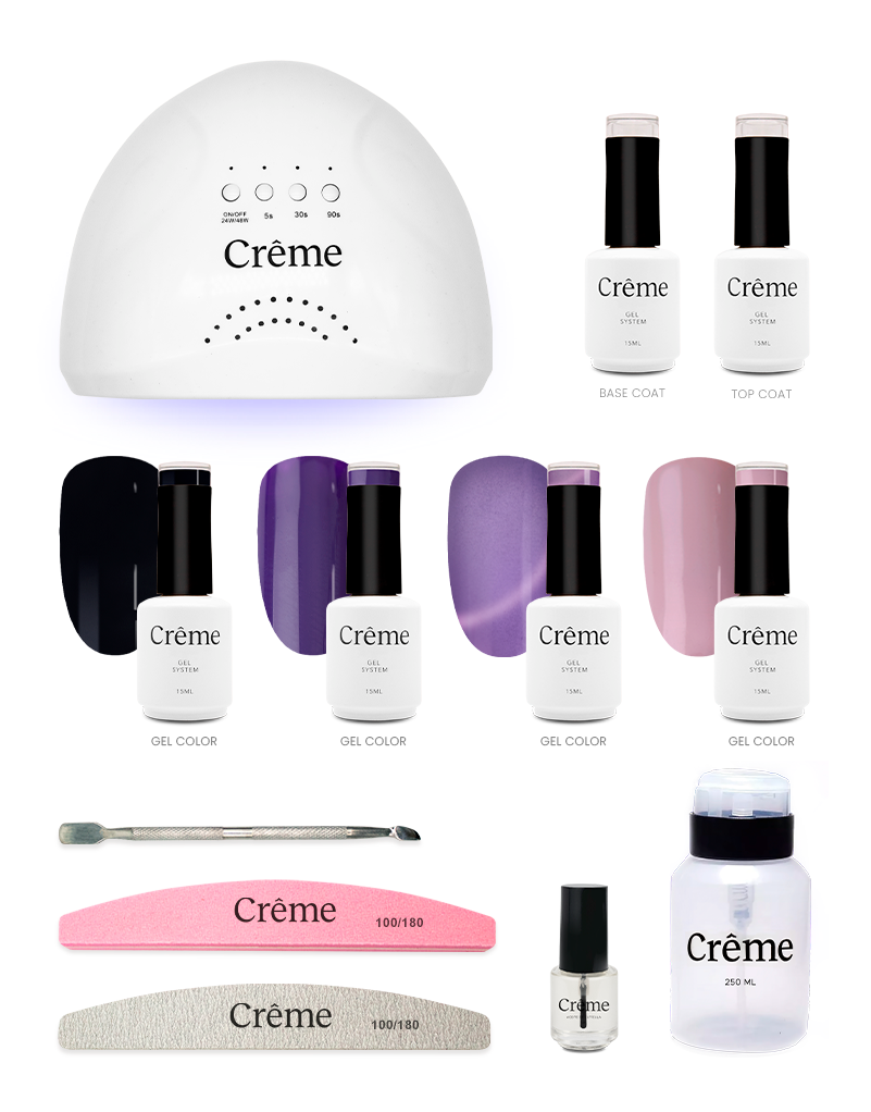 PERSONAL KIT | Kit Ideal Uñas Gel Todo en Uno | 12 Piezas