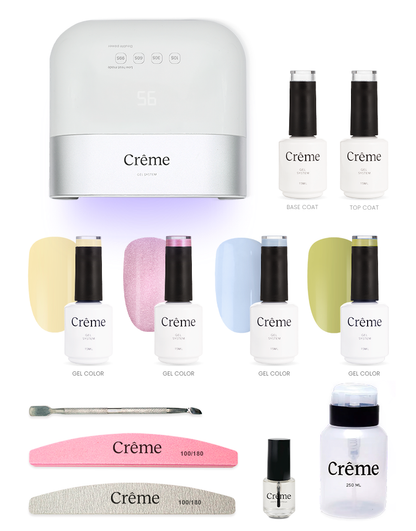 KIT PERSONAL PLUS | Kit Completo Uñas Gel con Lámpara Portátil | 12 Piezas
