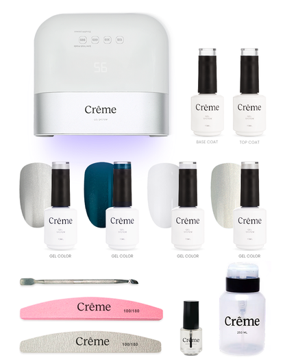 KIT PERSONAL PLUS | Kit Completo Uñas Gel con Lámpara Portátil | 12 Piezas