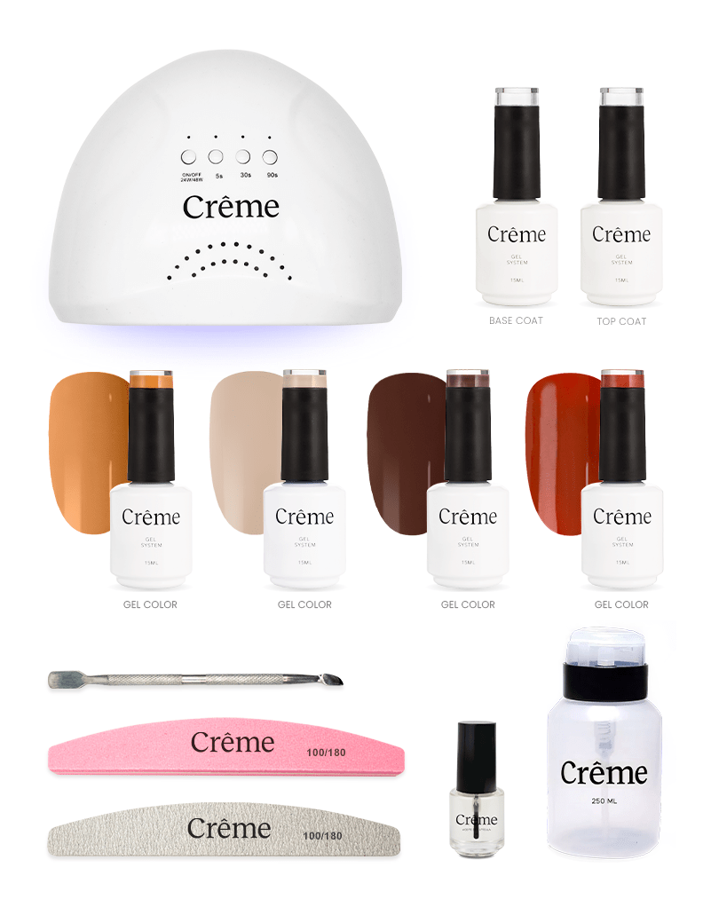 PERSONAL KIT | Kit Ideal Uñas Gel Todo en Uno | 12 Piezas