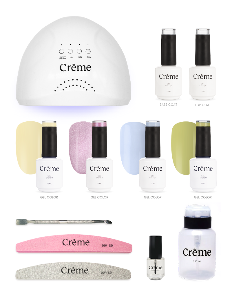 KIT PERSONAL | Kit Ideal Uñas Gel Todo en Uno | 12 Piezas
