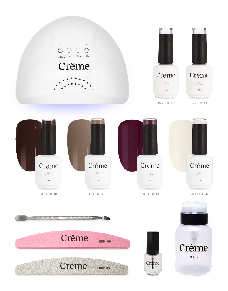 KIT PERSONAL | Kit Ideal Uñas Gel Todo en Uno | 12 Piezas