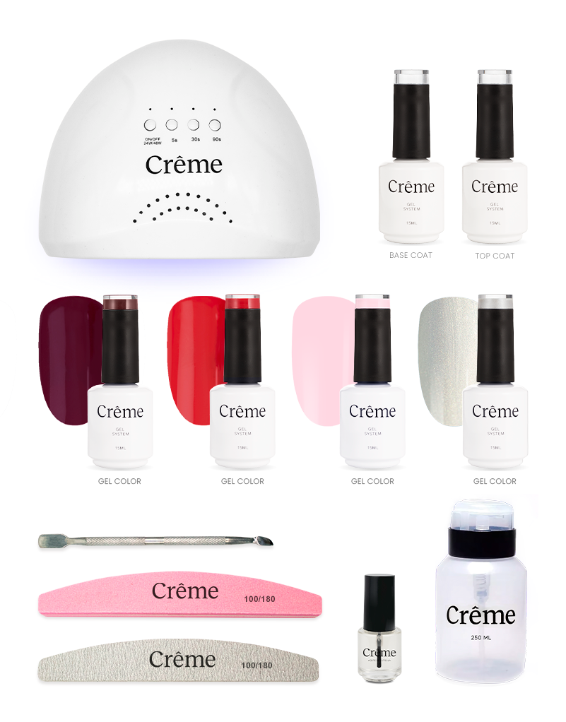 KIT PERSONAL | Kit Ideal Uñas Gel Todo en Uno | 12 Piezas