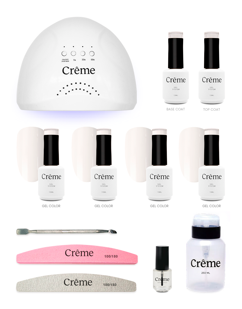PERSONAL KIT+ | Kit Ideal Uñas Gel Todo en Uno | 12 Piezas