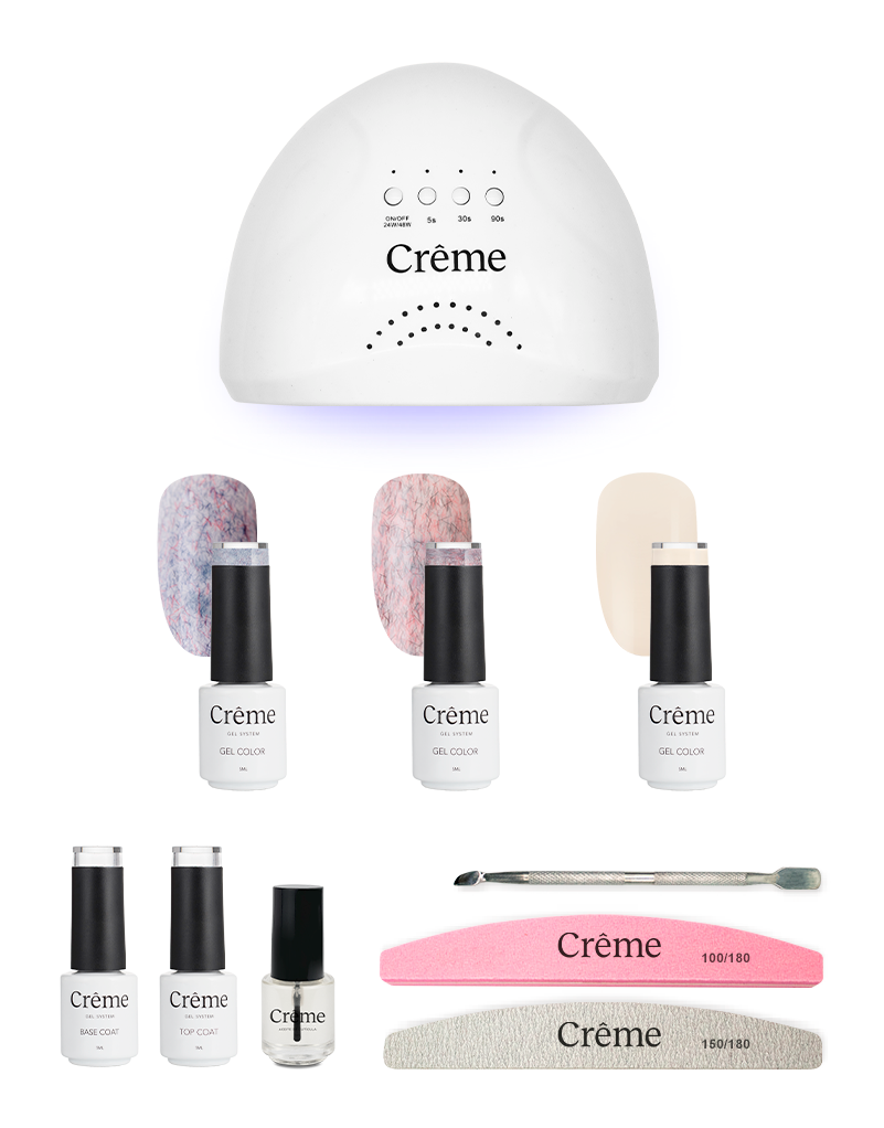 KIT BASICO | Kit Ideal Uñas Gel Todo en Uno | 10 Piezas