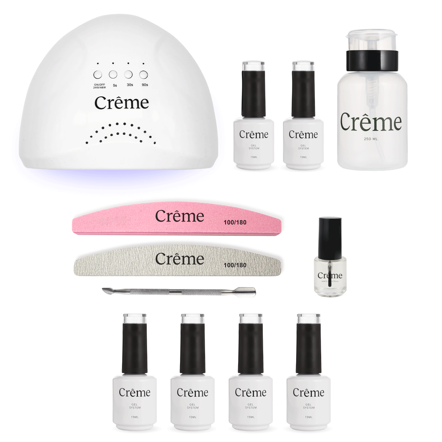 PERSONAL KIT | Kit Ideal Uñas Gel Todo en Uno | 12 Piezas