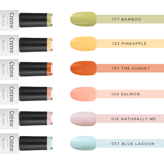 Gama Summer Menu | 6 Esmaltes 15ml