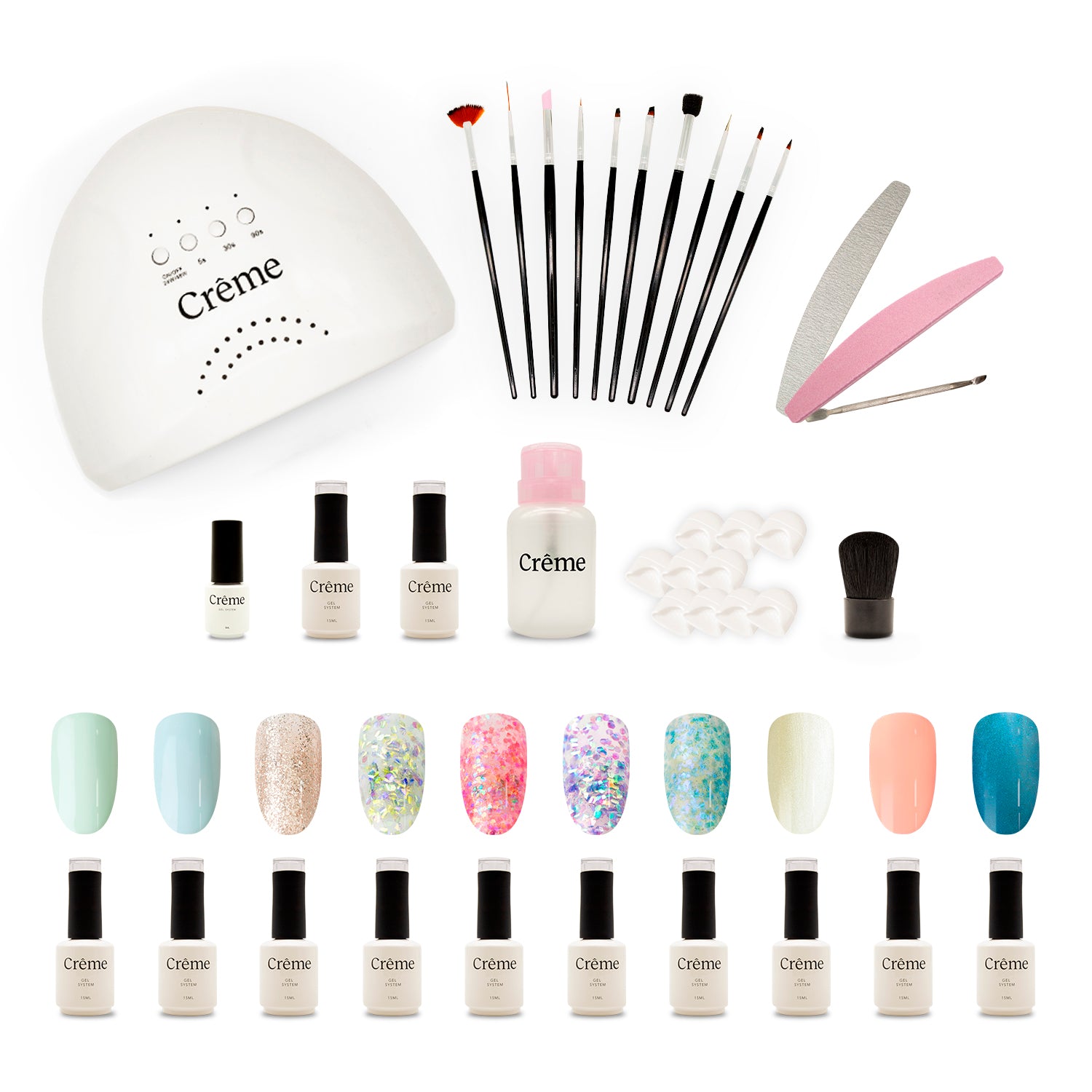 PRO KIT | Kit Completo Uñas Gel Profesional | 39 Piezas