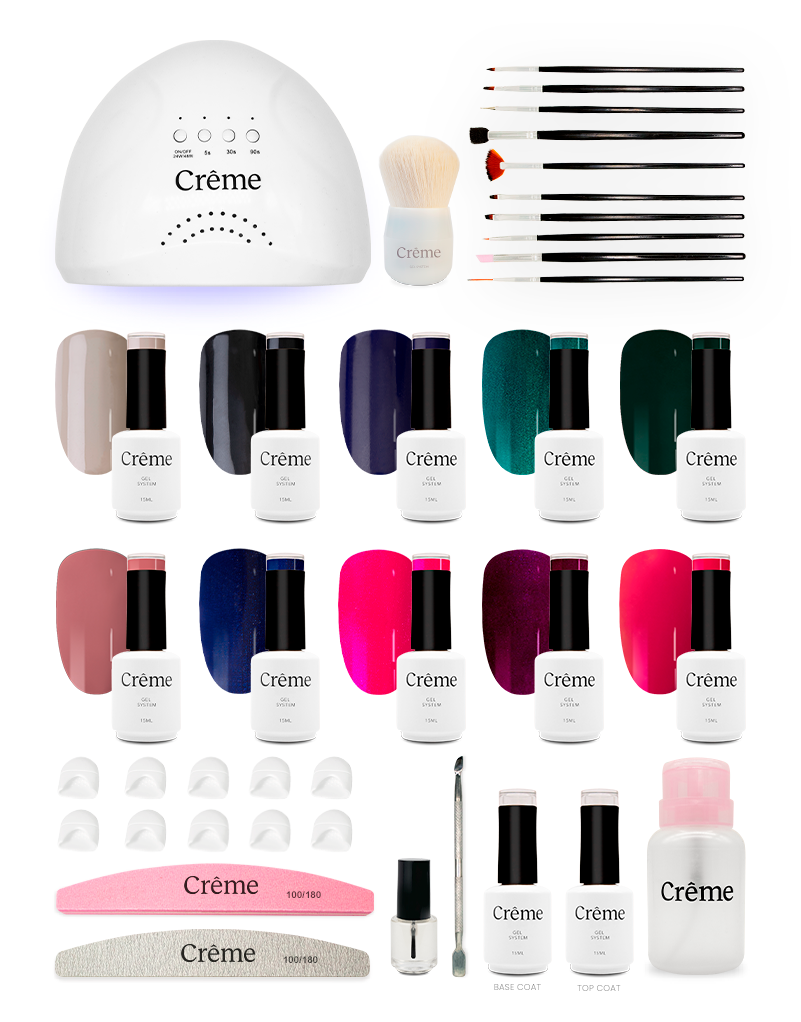 KIT PRO | Kit Profesional Uñas Gel Todo en Uno | 39 Piezas