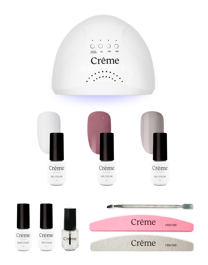 KIT BASICO | Kit Ideal Uñas Gel Todo en Uno | 10 Piezas