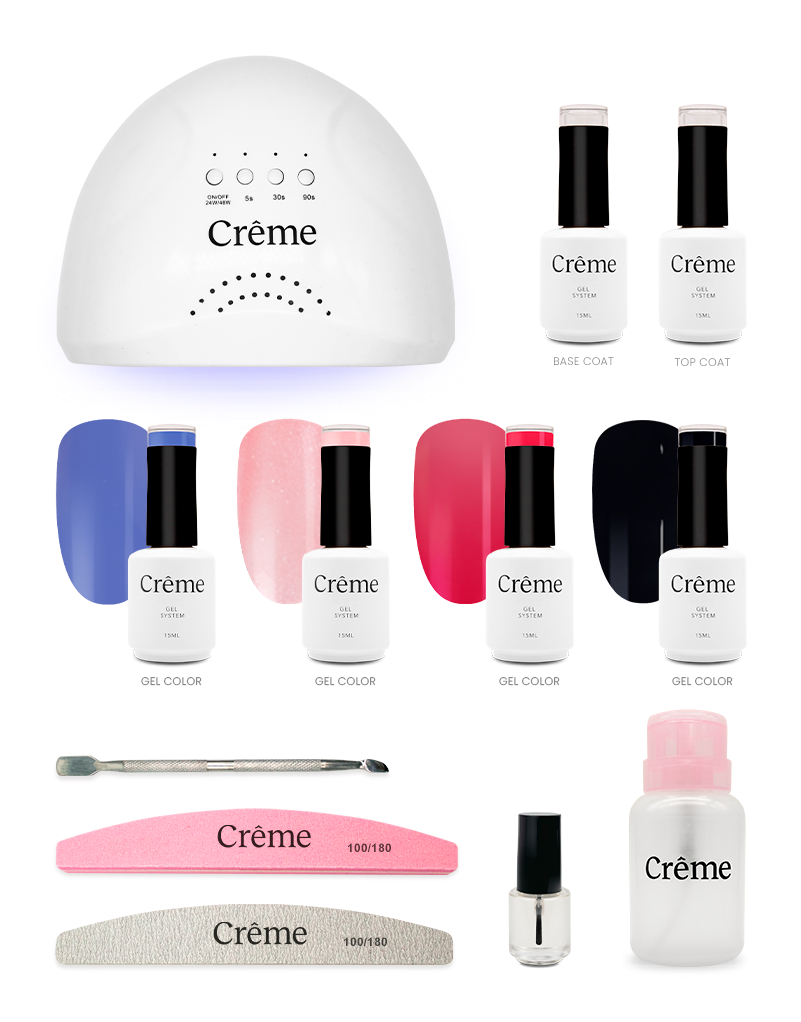 PERSONAL KIT | Kit Ideal Uñas Gel Todo en Uno | 12 Piezas
