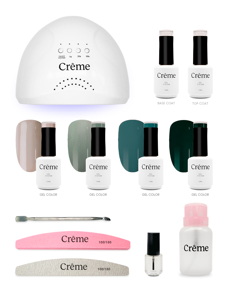PERSONAL KIT | Kit Ideal Uñas Gel Todo en Uno | 12 Piezas