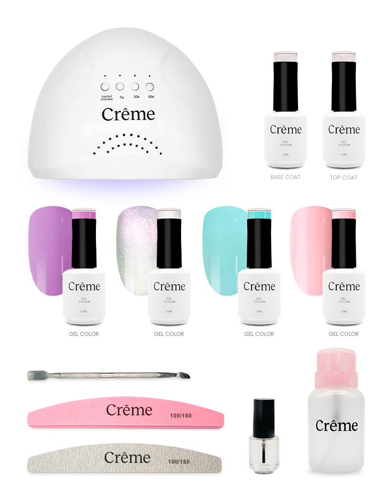 PERSONAL KIT | Kit Ideal Uñas Gel Todo en Uno | 12 Piezas