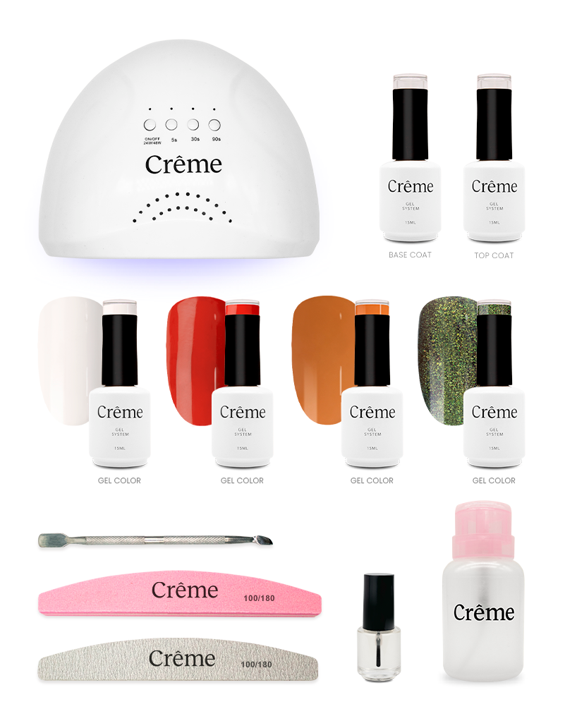PERSONAL KIT | Kit Ideal Uñas Gel Todo en Uno | 12 Piezas