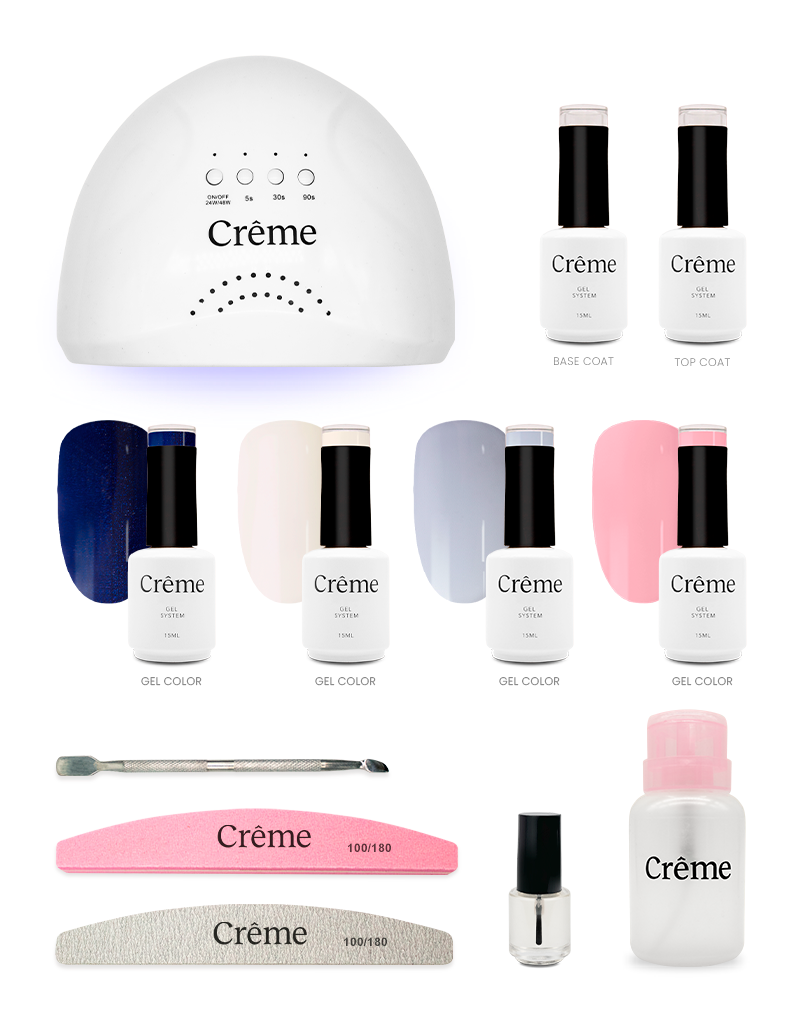 PERSONAL KIT | Kit Ideal Uñas Gel Todo en Uno | 12 Piezas