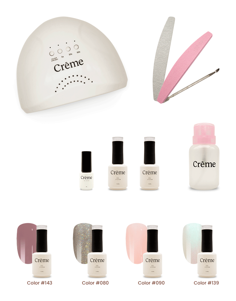 PERSONAL KIT | Kit Ideal Uñas Gel Todo en Uno | 12 Piezas