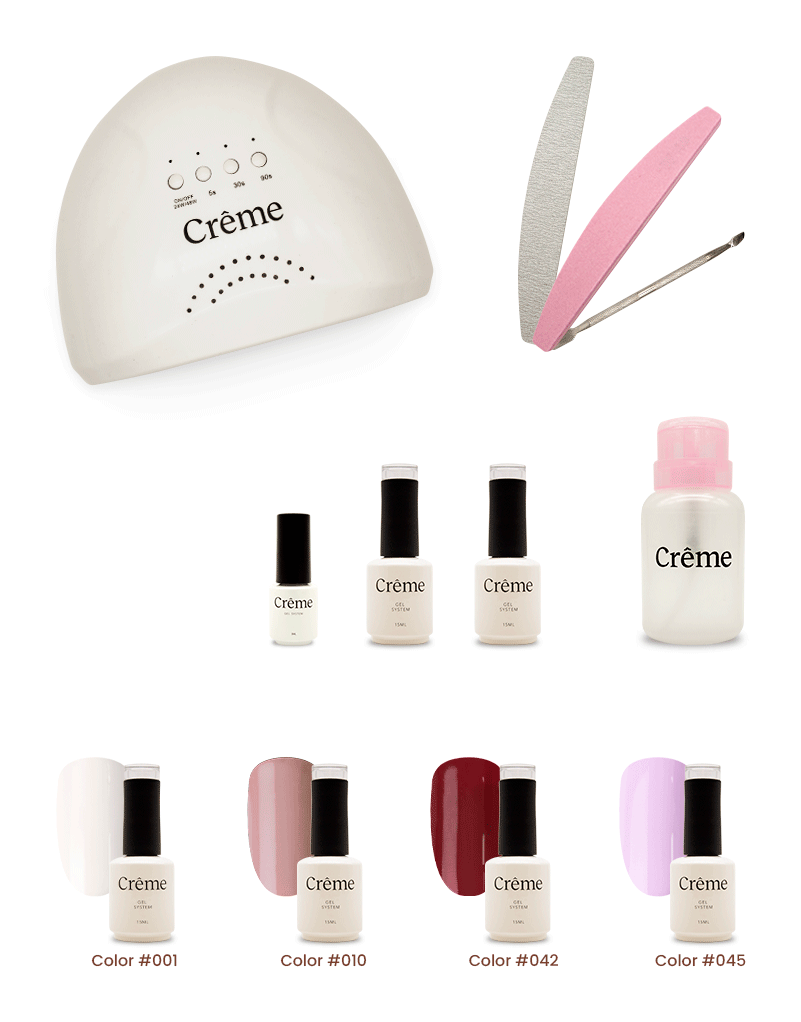 PERSONAL KIT | Kit Ideal Uñas Gel Todo en Uno | 12 Piezas