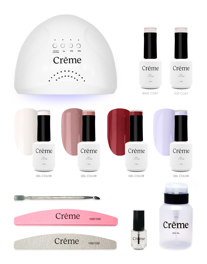 PERSONAL KIT | Kit Ideal Uñas Gel Todo en Uno | 12 Piezas