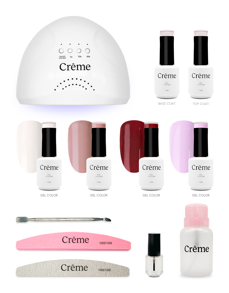 PERSONAL KIT | Kit Ideal Uñas Gel Todo en Uno | 12 Piezas