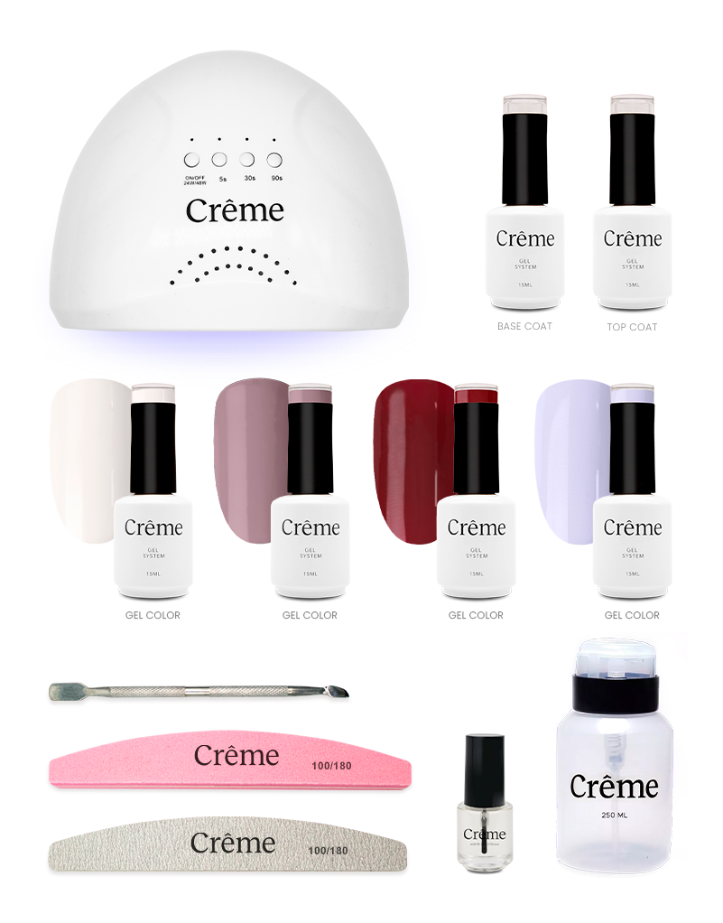 PERSONAL KIT | Kit Ideal Uñas Gel Todo en Uno | 12 Piezas