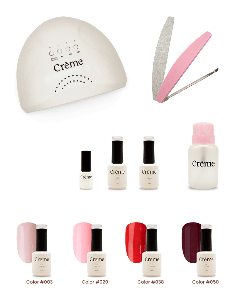 PERSONAL KIT | Kit Ideal Uñas Gel Todo en Uno | 12 Piezas