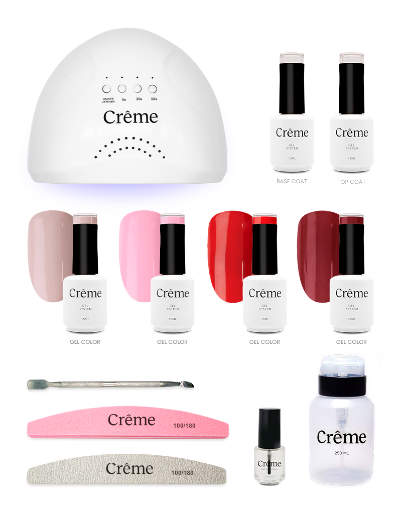 PERSONAL KIT | Kit Ideal Uñas Gel Todo en Uno | 12 Piezas