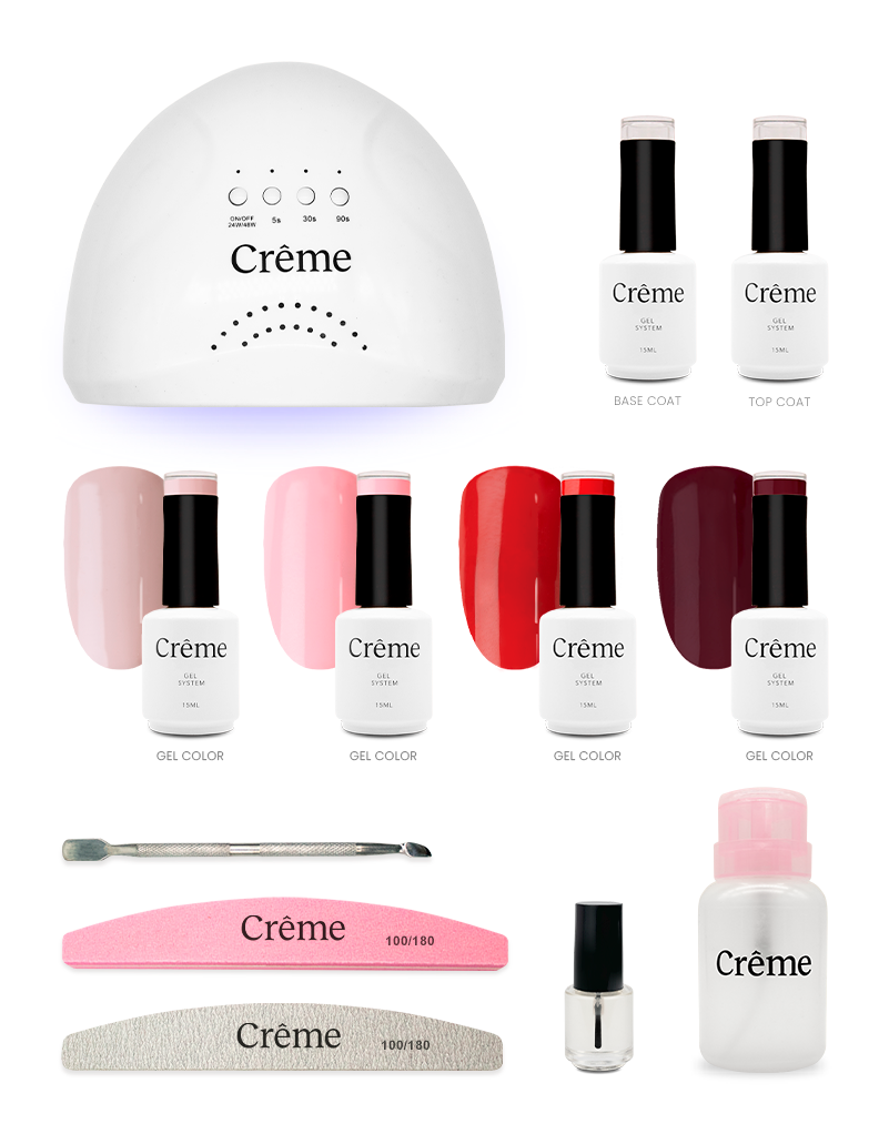 PERSONAL KIT | Kit Ideal Uñas Gel Todo en Uno | 12 Piezas