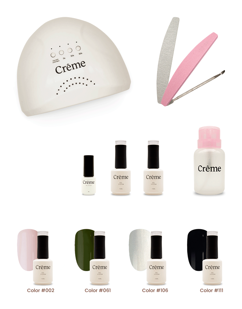 PERSONAL KIT | Kit Ideal Uñas Gel Todo en Uno | 12 Piezas