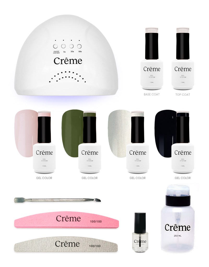PERSONAL KIT | Kit Ideal Uñas Gel Todo en Uno | 12 Piezas