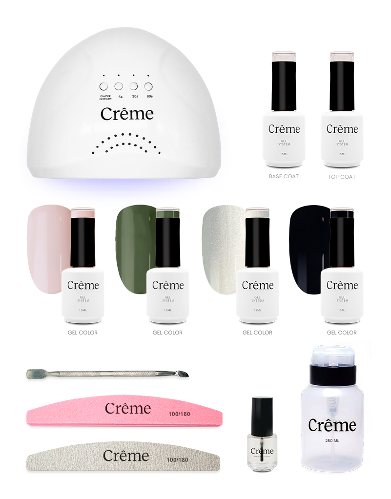 PERSONAL KIT | Kit Ideal Uñas Gel Todo en Uno | 12 Piezas