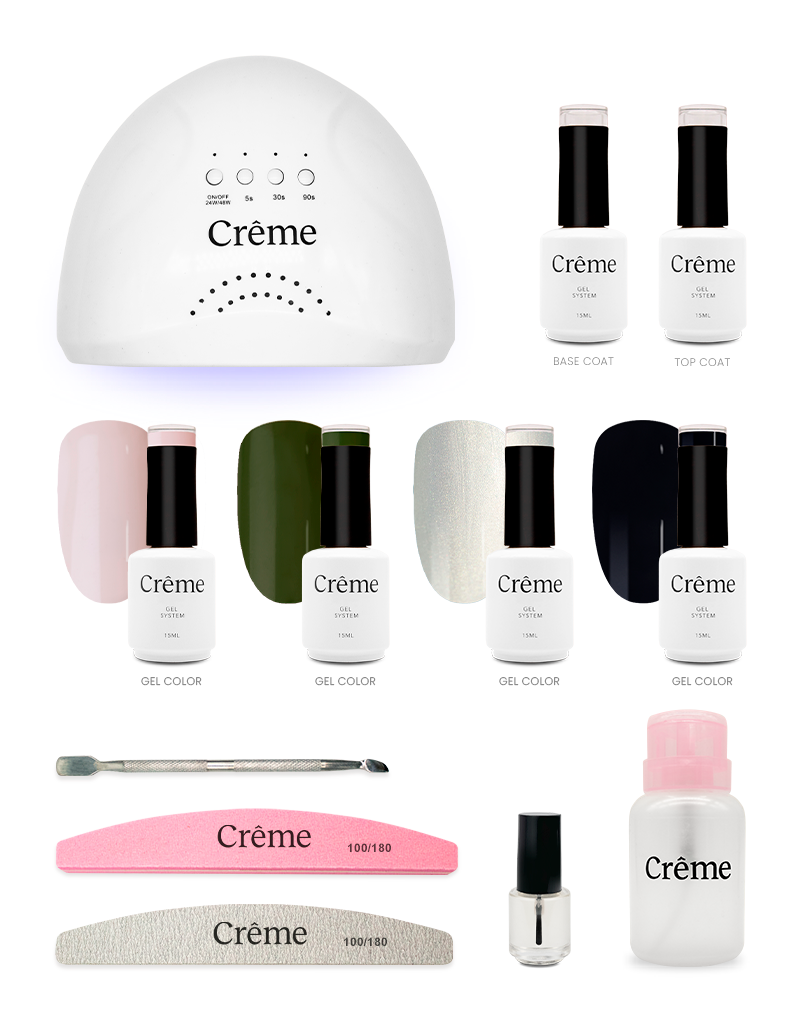 PERSONAL KIT | Kit Ideal Uñas Gel Todo en Uno | 12 Piezas