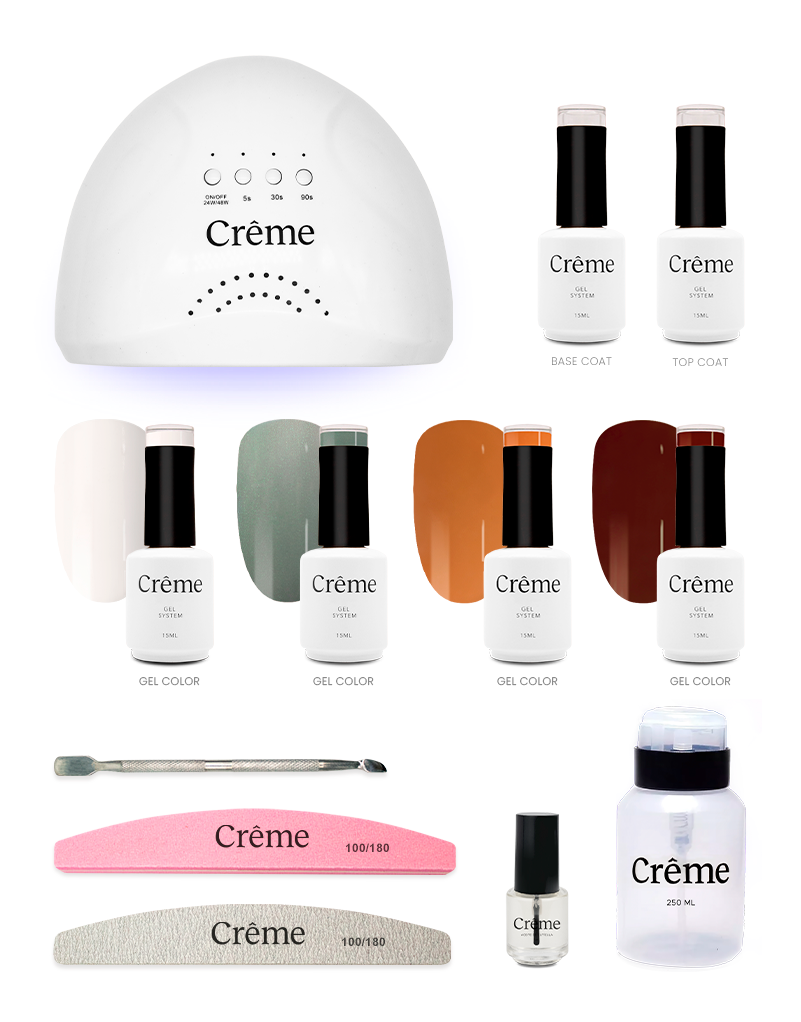 PERSONAL KIT | Kit Ideal Uñas Gel Todo en Uno | 12 Piezas