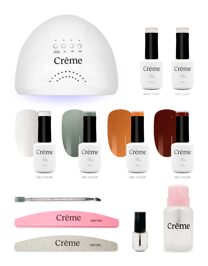 PERSONAL KIT | Kit Ideal Uñas Gel Todo en Uno | 12 Piezas