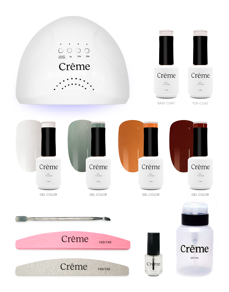 PERSONAL KIT | Kit Ideal Uñas Gel Todo en Uno | 12 Piezas