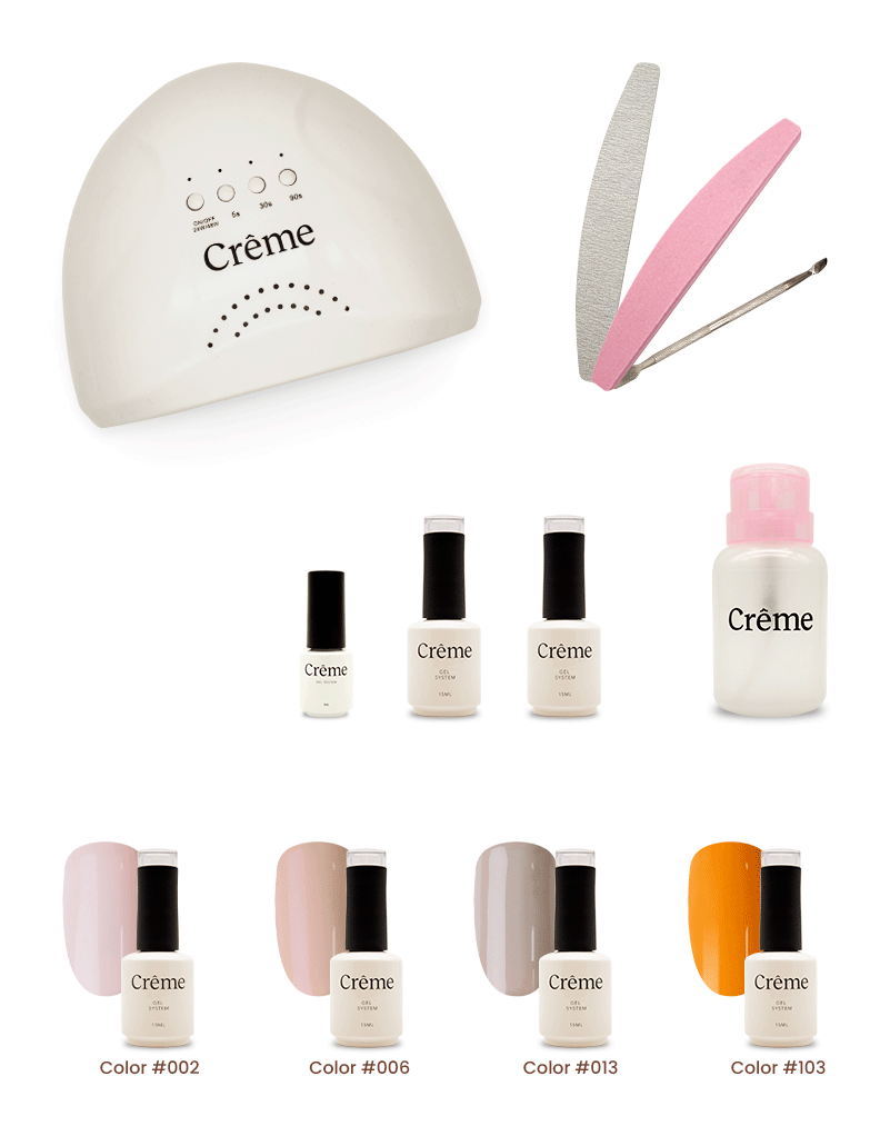 PERSONAL KIT | Kit Ideal Uñas Gel Todo en Uno | 12 Piezas
