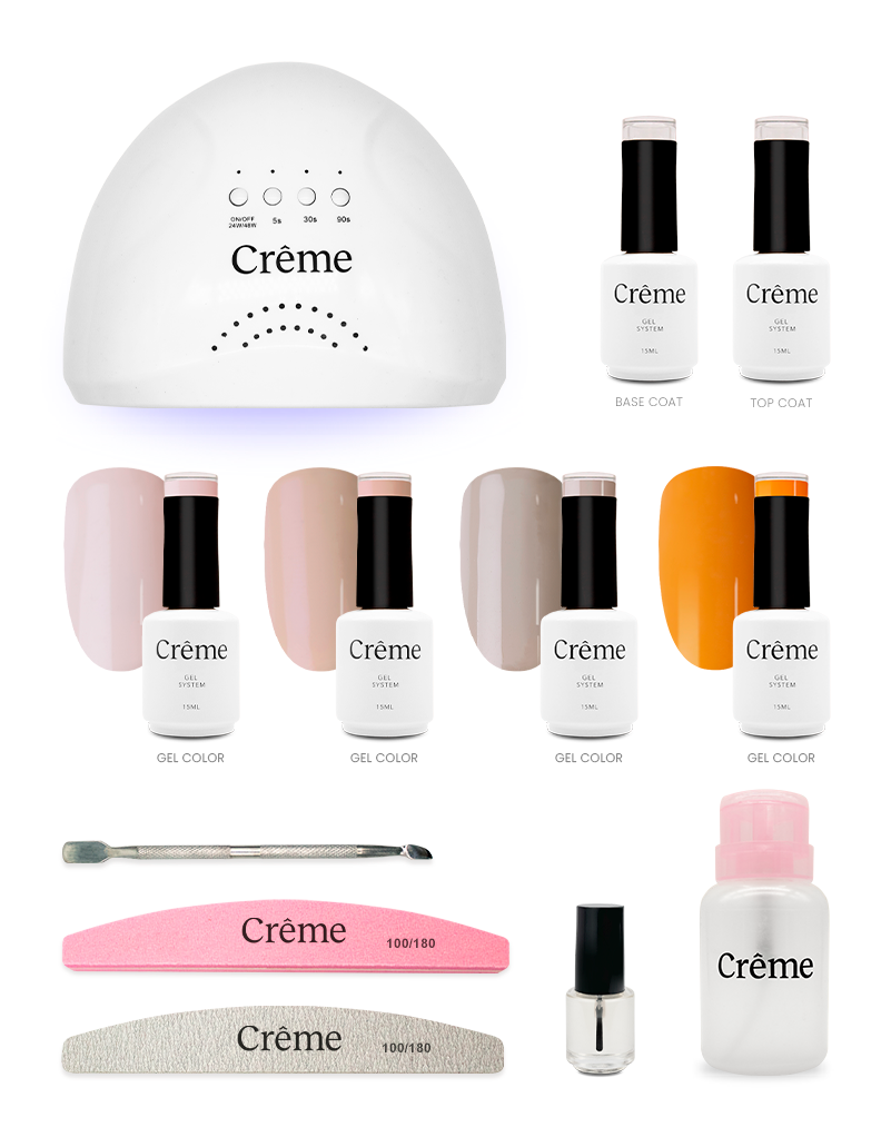 PERSONAL KIT | Kit Ideal Uñas Gel Todo en Uno | 12 Piezas