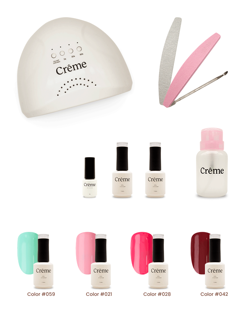 PERSONAL KIT | Kit Ideal Uñas Gel Todo en Uno | 12 Piezas
